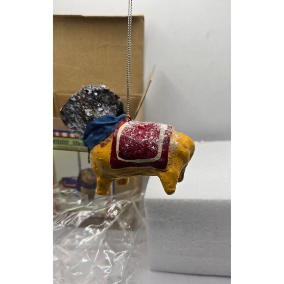 Penny McAllister Folk Art Circus Lion Christmas Ornament New in Box - Picture 8 of 12